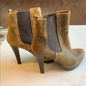 Michael Kors brown ankle boots.
